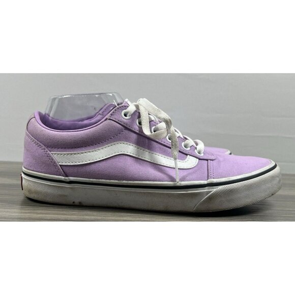 Vans Old Skool Sneakers Women's 10 Mens 8.5 Solid Purple Canvas Low Top 751505 - Picture 3 of 11